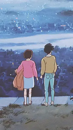侧耳倾听壁纸