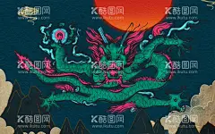 中国风国潮背景  - 源文件下载【酷图网】电商背景,电商素材,电商展台,展台,国潮背景,中国风,中国风背景,中国风插画,插画背景,插画元素,插画素材,国潮装饰,国潮海报,中国风海报,国风海报,国潮展板,国潮背景素材,中国风素材,祥云,云朵,中国风展板,中国风KV,主KV,国潮视觉,松树,绿松,
