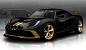 Black and Gold Lotus Exige R-GT