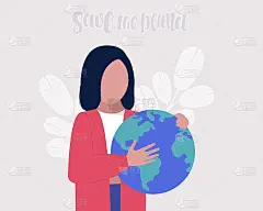 拯救地球的概念