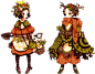 Character designs 1,2