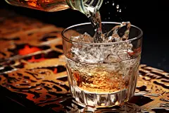 酒杯酒水白酒洋酒倒酒图片摄影图