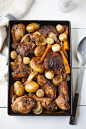 Roast red wine chicken