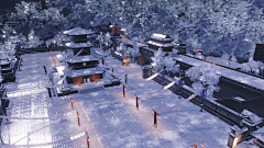 做模型的白水采集到天涯明月刀场景截图