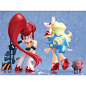 Gurren Lagann Phat! Non Scale Figure : Twin Pack+ Yoko & Nia + Boota (PSG Arrange ver.) #gurrenlagann #yoko #nia #boota #figure #animefigures #hypetokyo