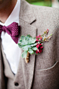 succulent boutonniere 