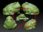 28青蛙把件3D打印立体图STL格式
