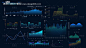 编号：27620023991948490【享设计】源文件下载-大屏可视化组件趋势图素材