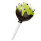 Halloween Cake Pop  3D Icon
