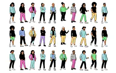 国外知名插画师手绘艺术插画素材免费下载 Open Peeps（2021年更新） :  