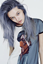 Blue-Steel GRAY hair color _ My kind of trend for 2013