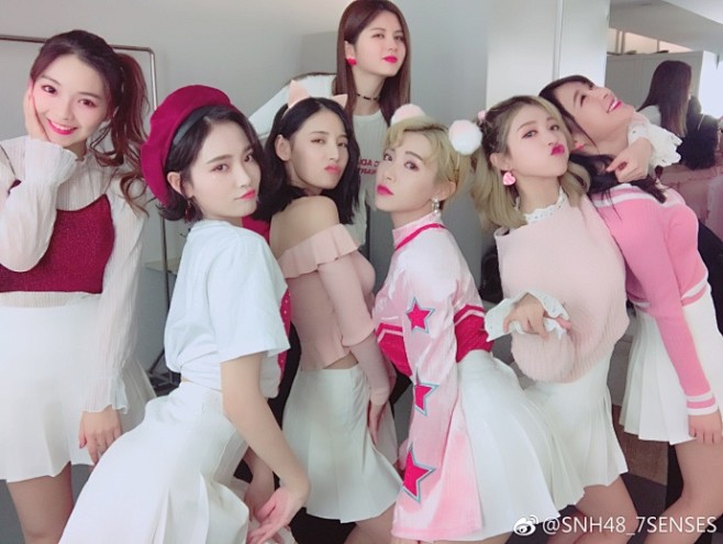 7senses时隔半年再度回归全球中文音乐榜上榜的舞台snh