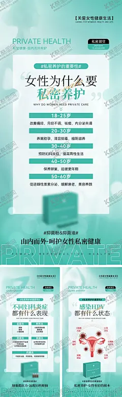 女性私密产品宣传海报 【酷图网】海报,医美,整形,产品,私密,养护,系列,
