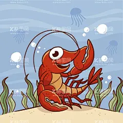 卡通虾  - 源文件下载【酷图网】卡通虾,海草,海底,虾,矢量虾,手绘虾,虾插画,虾插图,红虾,矢量红虾,卡通红虾,手绘红虾,红虾插画,白虾,对虾,矢量对虾,卡通对虾,手绘对虾,对虾插画,厨师虾,虾厨师,海鲜虾,海鲜,矢量海鲜,卡通海鲜,手绘海鲜,海鲜插画,海洋生物插画,矢量海洋生物,卡通海洋生物,手绘海洋生物
