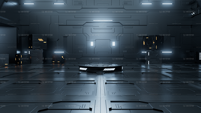 科技场景 电商场景模型-科幻场景模型库-Cinema 4D(.c4d)模型下载-cg模型网