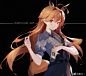 明日方舟超话 #明日方舟# 想吃棒棒糖吗?
之前的一个头像，虽然感觉画的不太像是我太菜了 ​​​​