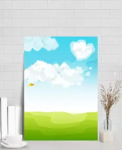 卡通云彩草地背景|背景,云彩背景,卡通草地,草地背景,卡通云彩,卡通背景,卡通,草地,云彩,童趣,手绘,卡通/手绘,背景图