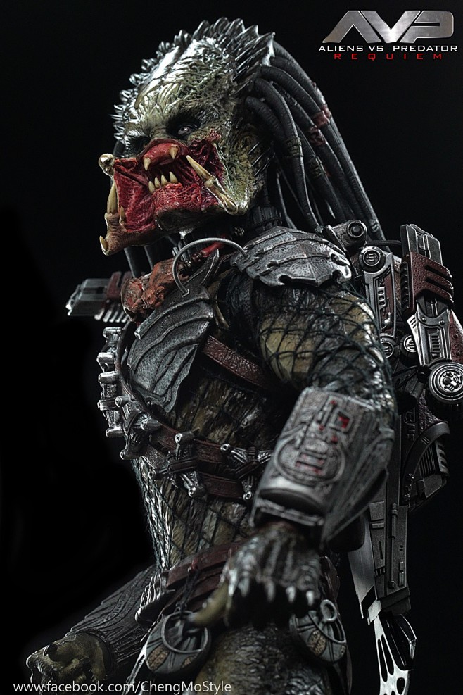 异形大战铁血战士2独狼重武装版16比例珍藏人偶官方实物图hottoys