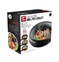 Chefman 3-in-1 Electric Grill Pot Skillet, Slow Cooker