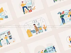 国外商业矢量人物插画设计_商业营销插画图片素材下载下载_颜格视觉