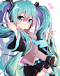 miku~  （可放大）#初音未来# #二次元#