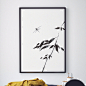 小清新装饰画沙发背景墙挂画北欧风格单联画现代简约客厅宜家墙画