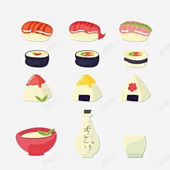 创意日本料理 平面电商 创意素材