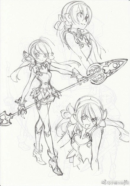 绘画超话    #绘画参考# 人物动态...