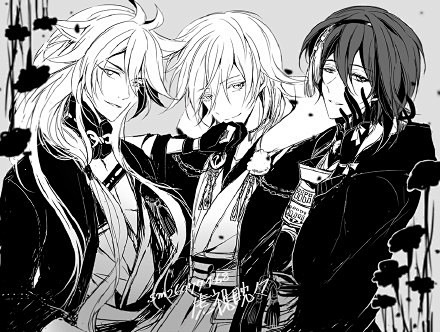 #刀剣乱舞##授权汉化##三日鹤##小狐...
