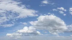 高清晴朗天空素材 云朵云层天空背景插画设计 游戏场景原画绘画