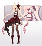 [Set priced - $50] black rose teabell : Ive finished her outline awhile ago but never got the motivation to color until now >__< I hope you guys like her as much as I do! ------------------------------ Some info about teabells: - T...