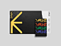 brand identity Brutalist colorful Logotype minimal modern poster type typography  