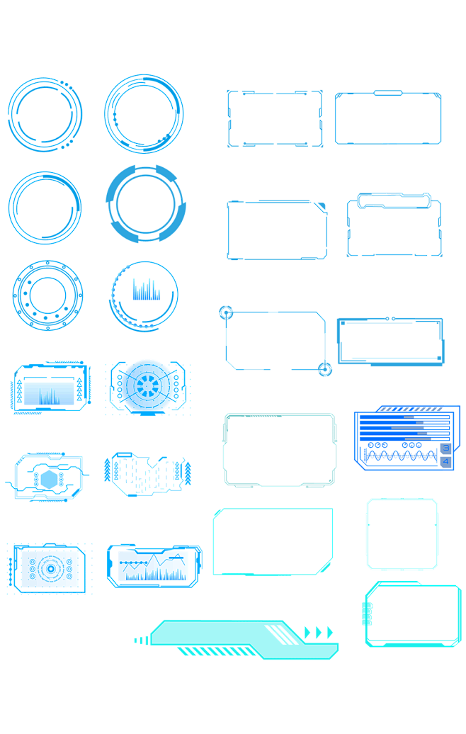 科技感边框元素大全