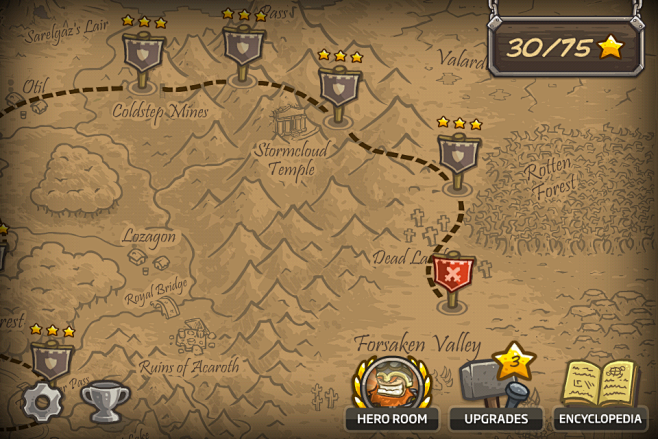 kingdom rush，game ui...