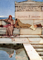 【转载】英国画家劳伦斯·阿尔玛-塔德玛（Lawrence <wbr>Alma-Tadema）作品欣赏