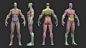 Stylized Female Hulk Anatomy Blockout