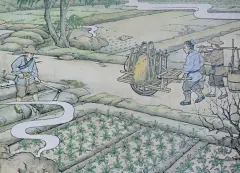 农耕连环画：图解我们生活的根 : 古时有一笑话：读书人不明白花生是树上生还是土里长。六、七十年代上海知青分不清韭菜和小麦（苗）。如今，农村的孩子也有分不清的。这不是笑话，这是一农民父亲说出的事例。农耕是我们生活的根。​我们要懂得感恩，农耕不能丢啊。