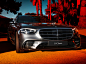 mercedes-benz S-Class colorful car artwork Photography  photographer car photography Car Photographer artwork Mercedes-Benz S-class