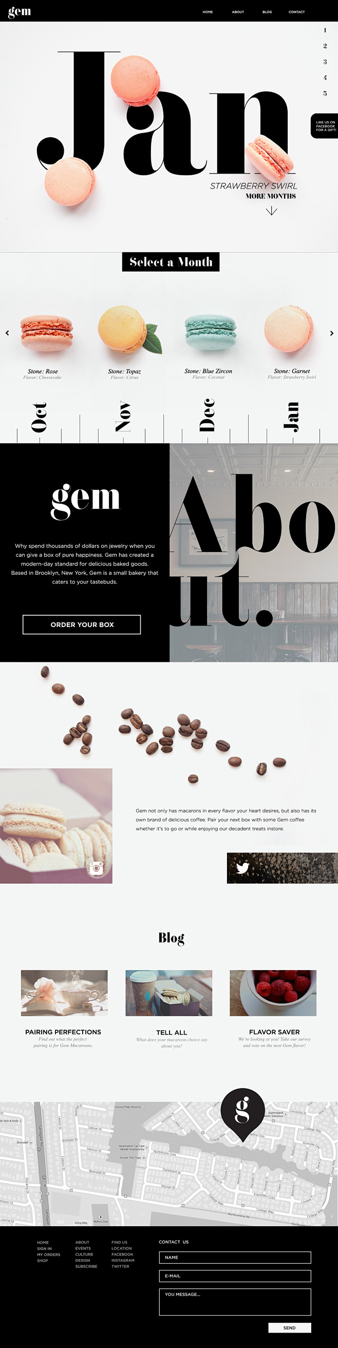 Gem Bakery : Web des...