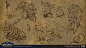 World of Warcraft: Battle for Azeroth - Map sketches, Christopher Hayes : I got to draw almost all of the sketches for the island maps in BFA. We started by looking for old art that would work and it quickly became apparent that we needed new content.  I 