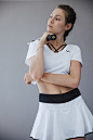 beauty eyes girl light portrait redhead skirt sports tennis