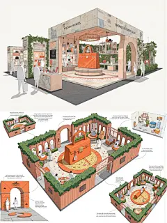 爱马仕马术花园主题展位 | 欧式庄园风 - 小红书