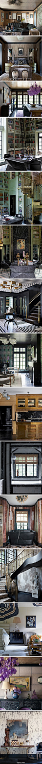 室内设计师网：#我爱我家#感受细部的魅力，一个完美的设计方案，凸显了尊贵与豪华~华盛顿Mercer Island豪华住宅，by Kelly Wearstler~ http://t.cn/zlmgrxy