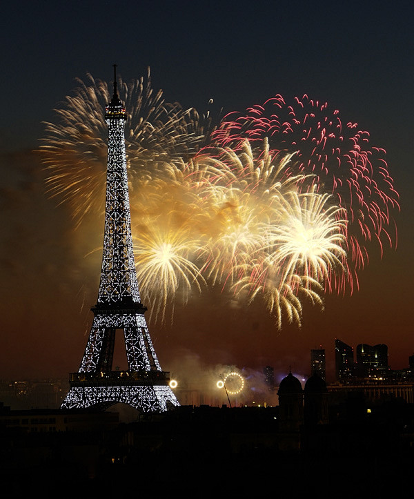 Paris, firework, Eif...