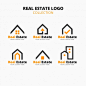 房地产，建筑，房子logo标志矢量图素材
