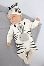 Come on ya'll, this is the cutest zebra sleeper ever.