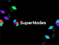 SuperNodes logo design: S letter, interactive arrows, blocks nodes dynamic interactive a l e x t a s s l o g o d s g n b c f h i j k m p q r u v w y z arrow arrows digital money icon logomark logo design logo chain blockchain smart contracts smart contrac