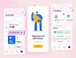 Estaro v.2 – Task Management typography onboarding progress card task manager task icon illustration mobile app app clean app minimal design minimal app blur minimal clean ux design ui design ux ui