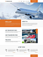 Template 49661 - Transportation Company  Responsive Joomla Template: 