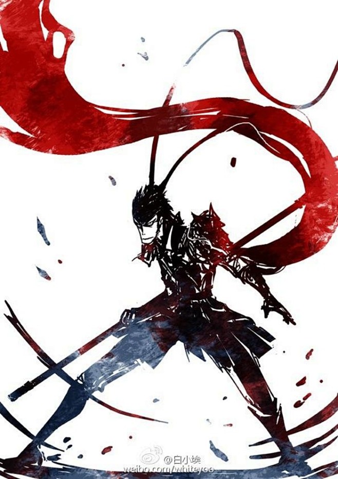 【侵删】 #西游记之大圣归来#剪影#插画.